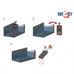 Magnetic grid / finger magnet MRZ 150x120x60-3 VVM-1-80-P